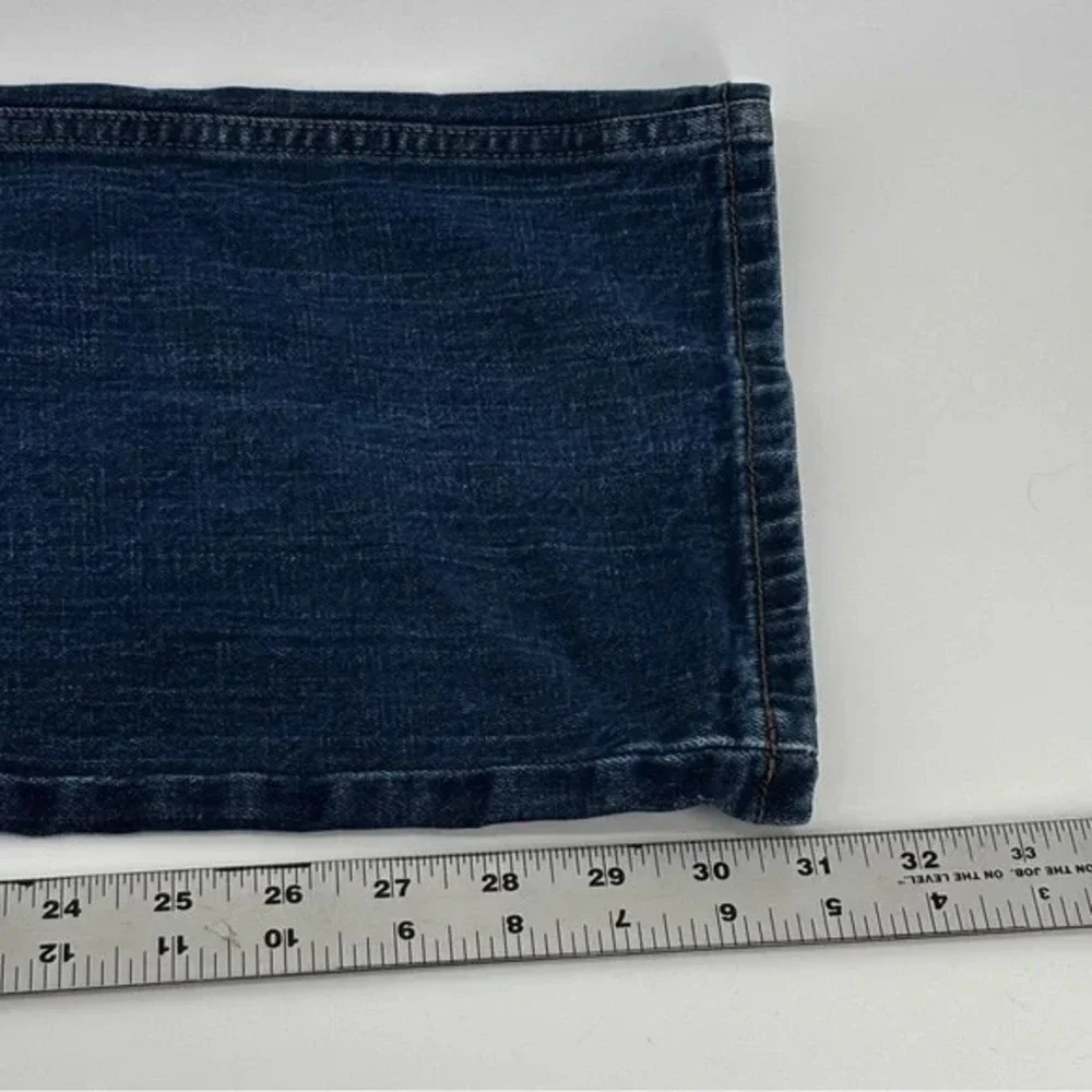 Wrangler Jeans Men 34x31 Dark Wash Retro Relaxed Boot Cut Blue Denim‎ Western